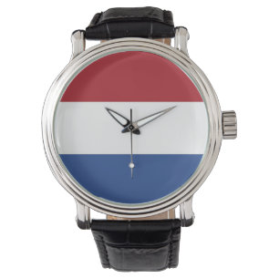 Patriotic, special watch with Flag of Netherlands