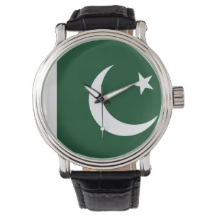 Patriotic, special watch with Flag of Pakistan