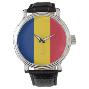 Patriotic, special watch with Flag of Romania