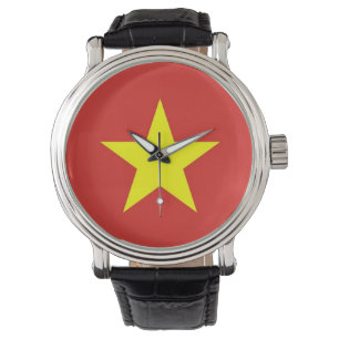 Patriotic, special watch with Flag of Vietnam