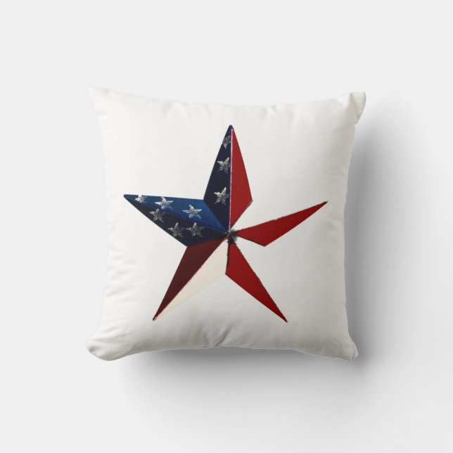 Patriotic Star Cushion (Front)