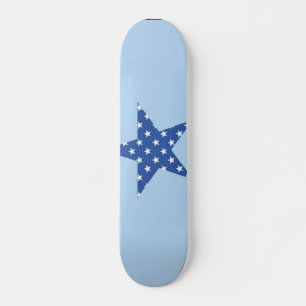 Patriotic Star Skateboard