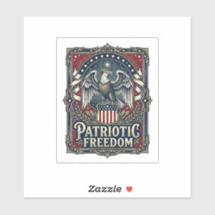 Patriotic Stargazer Vector Graphic Tee