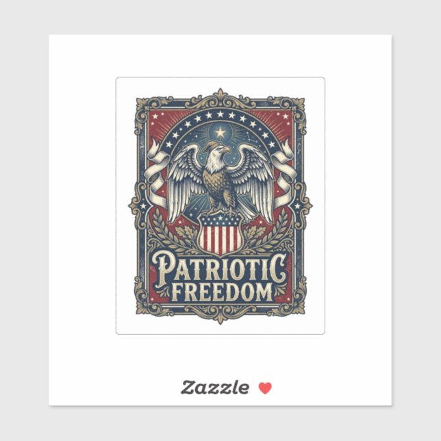 Patriotic Stargazer Vector Graphic Tee (Sheet)