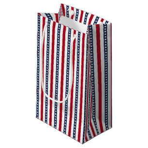 Patriotic Stars and Stripes Small Gift Bag
