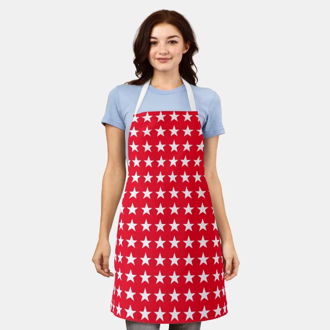 Patriotic Stars Apron (Worn)