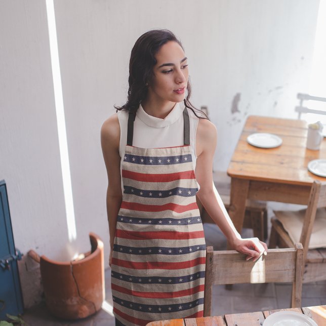 Patriotic Stars Apron (Creator Uploaded)