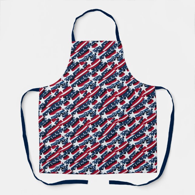 Patriotic Stars  Apron (Front)