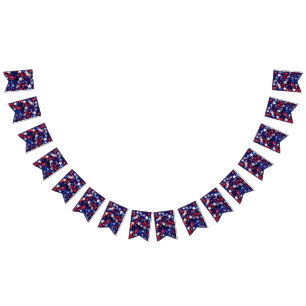 Patriotic Stars Banner Flags