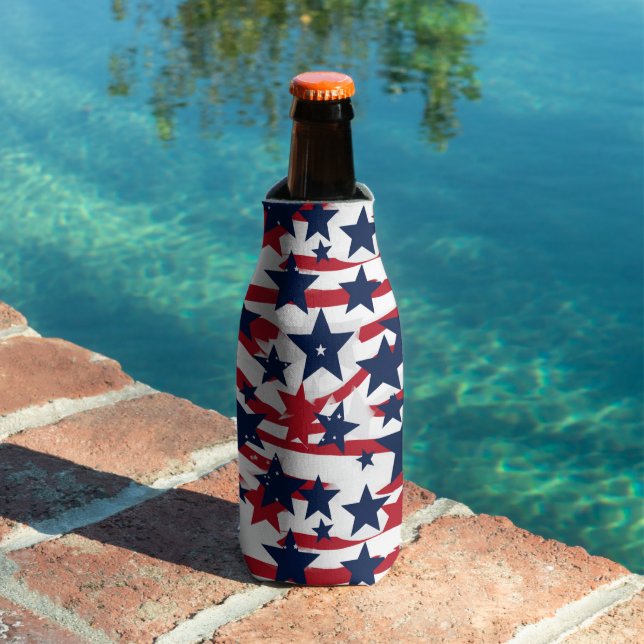 Patriotic Stars Bottle Cooler (In Situ Pool)