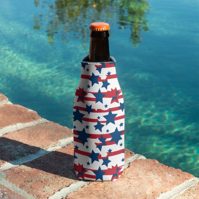 Patriotic Stars Bottle Cooler (In Situ Pool)