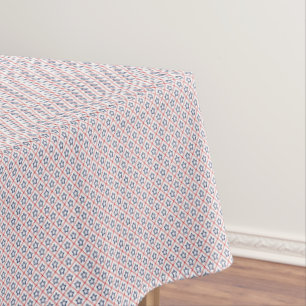 Patriotic Stars Cotton Tablecloth