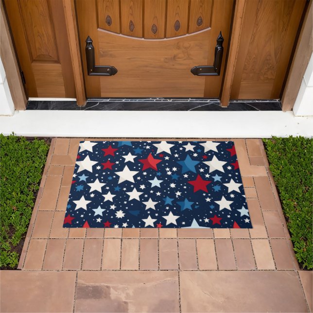 Patriotic Stars Doormat (Outdoor)