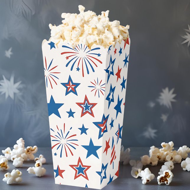Patriotic Stars Favour Box (Creator Uploaded)