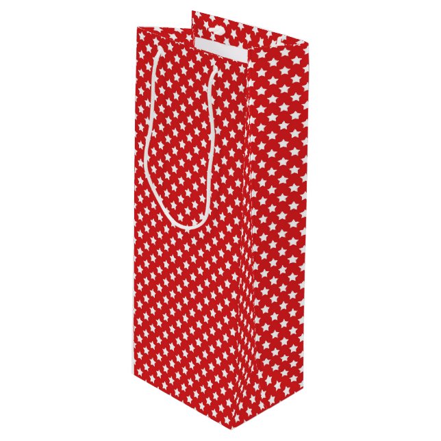 Patriotic Stars Gift Bag (Front Angled)