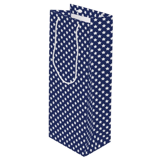 Patriotic Stars Gift Bag (Front Angled)
