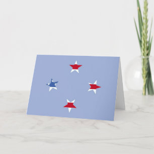 Patriotic Stars Greeting Card