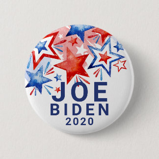 Patriotic Stars Joe Biden 2020 6 Cm Round Badge