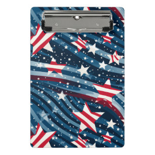 Patriotic Stars Mini Clipboard