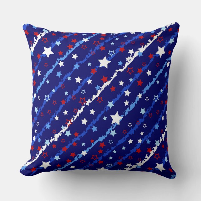 Patriotic Stars Pillow (Front)