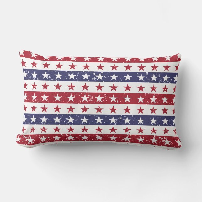 Patriotic Stars Pillow (Front)