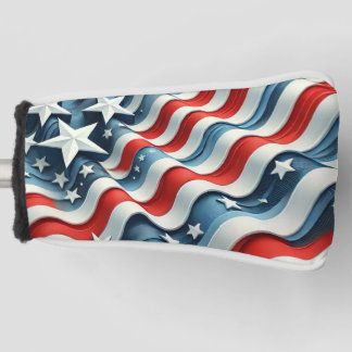 Patriotic Stars & Stripes  Golf Head Cover