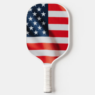Patriotic Stars & Stripes Pickleball Paddle – USA