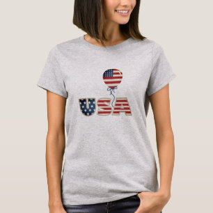 Patriotic Stars & Stripes USA T-Shirt