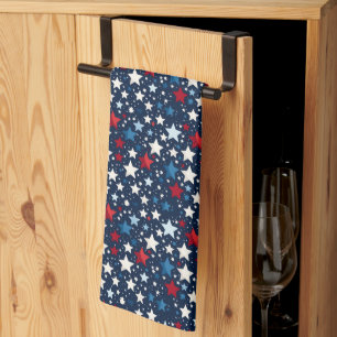 Patriotic Stars Tea Towel