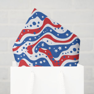 Patriotic Stars Tissue Paper