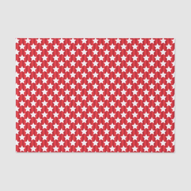 Patriotic Stars  Tissue Paper (Front)