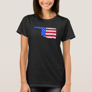 Patriotic State of Oklahoma USA Flag for Men Women T-Shirt
