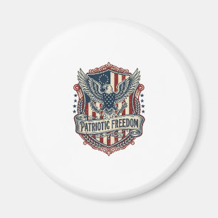 Patriotic State Pride Series Vector Graphic Tee (2 Magnet