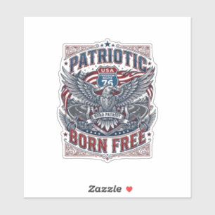 Patriotic Steel Road Guardian Biker Road Freedom P