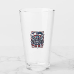 Patriotic Steel Road Guardian Biker Road Freedom P Glass