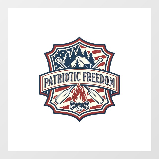 Patriotic Summer Camp Spirit Vector Graphic Tee_1 (Sheet)