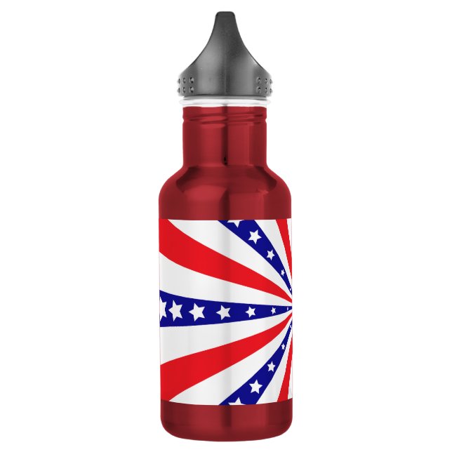 Patriotic Sun Burst 532 Ml Water Bottle (Left)