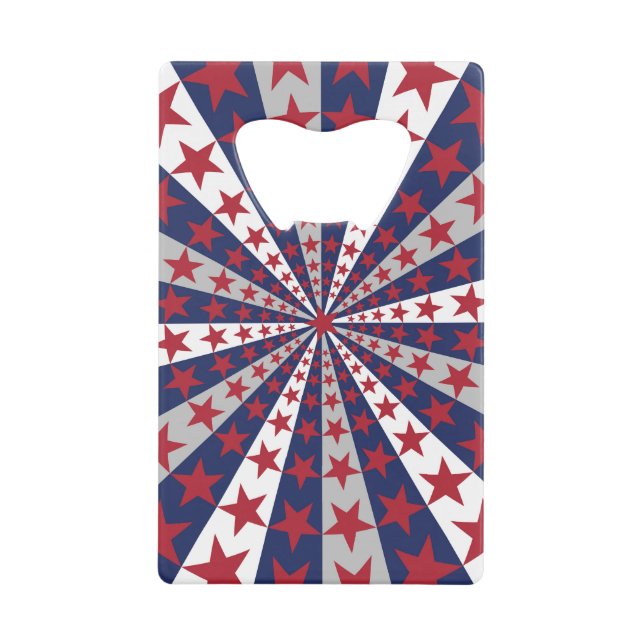 Patriotic Sunburst: American Flag Artwork (Front)