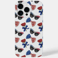 PATRIOTIC SUNGLASSES ROSES BOW TIES