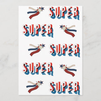 Patriotic Super Star Awards Ceremony Invitation