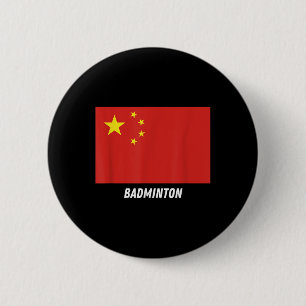 Patriotic Support Badminton China Team Sport China 6 Cm Round Badge
