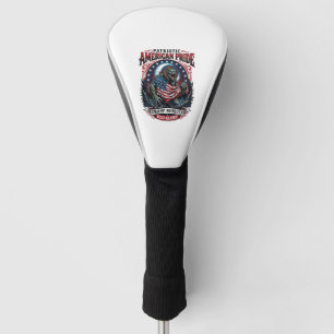 Patriotic Swamp Monster Old Glory Horror Monster P Golf Head Cover