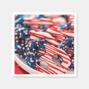 Patriotic sweets napkin