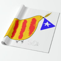 Patriotic Symbol, Catalonia freedom dove.