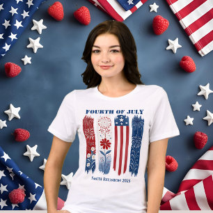 Patriotic T-Shirt, American Flag, Reunion  Tri-Blend Shirt