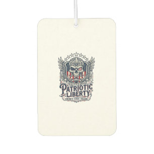 Patriotic Tactical Eagle Skull Military Inspired S Car Air Freshener