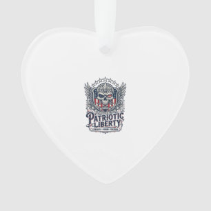 Patriotic Tactical Eagle Skull Military Inspired S Ornament