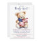 Patriotic Teddy Bear Red White Blue Baby Shower