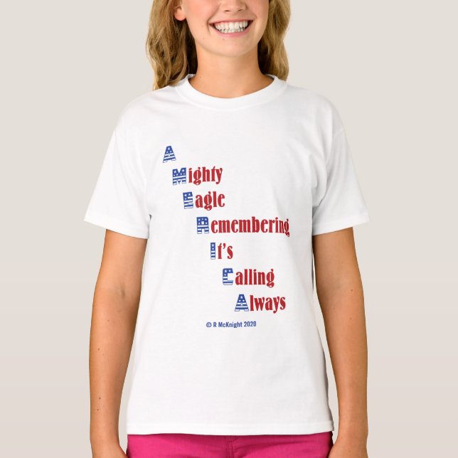 patriotic tee shirt  (Front)