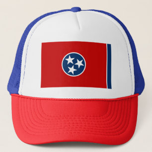 Patriotic Tennessee State Flag Trucker Hat